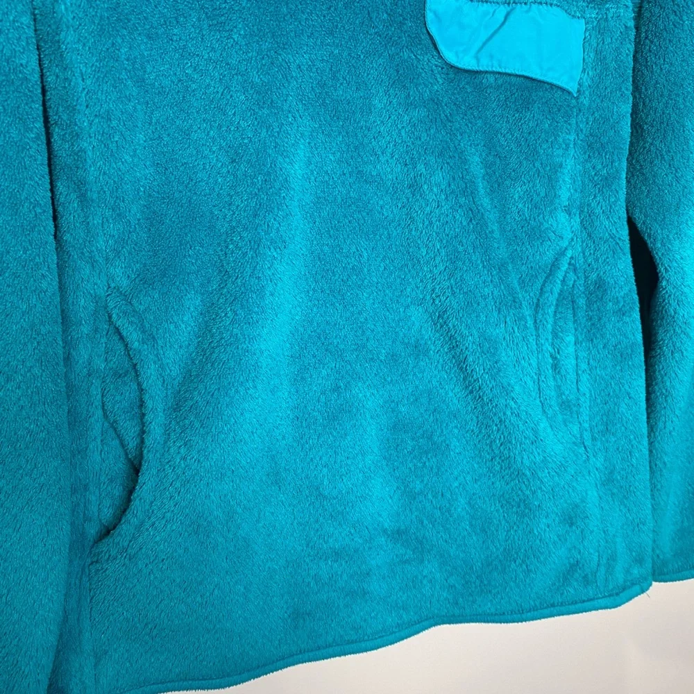 Patagonia teal Snap T fleece pullover - Picture 4 of 7